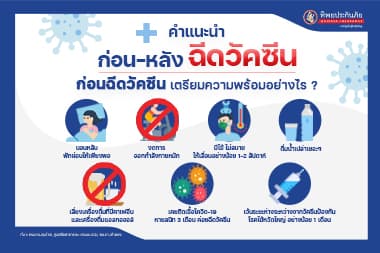 สรุปให้! คำแนะนำ ก่อน-หลังฉีดวัคซีน